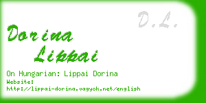 dorina lippai business card